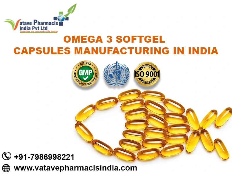 Omega 3 Softgel Capsules Manufacturing in India