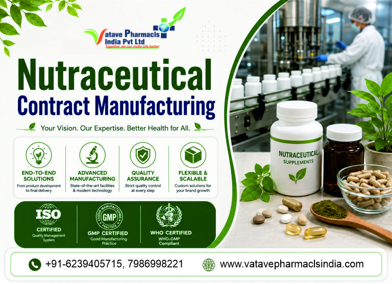 Nutraceutical contract manufacturing